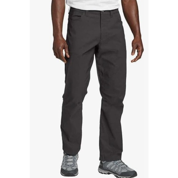 Eddie Bauer Men’s Tech‎ Pants Straight Leg Hiking Outdoor Casual Size 36x30 Gray - Picture 1 of 6